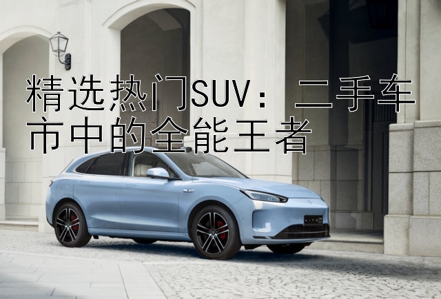 精选热门SUV：二手车市中的全能王者