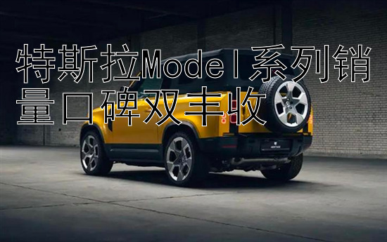 特斯拉Model系列销量口碑双丰收