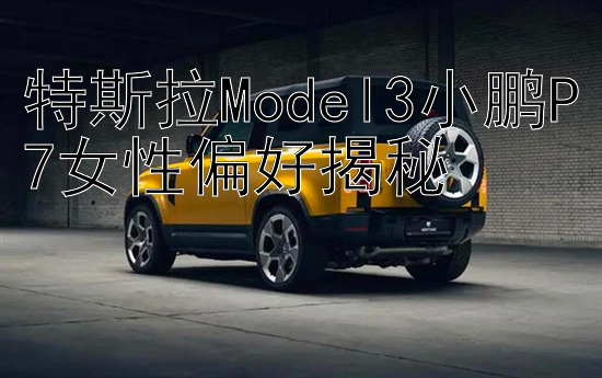 特斯拉Model3小鹏P7女性偏好揭秘