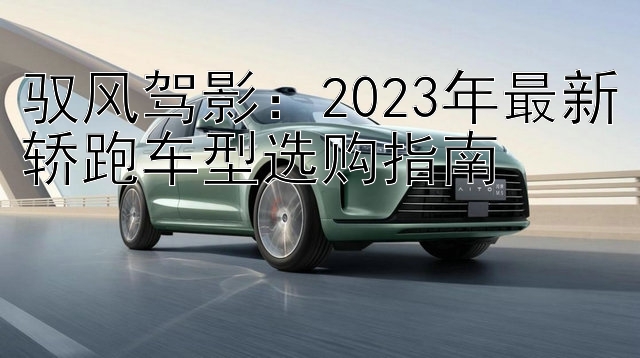 驭风驾影：2023年最新轿跑车型选购指南