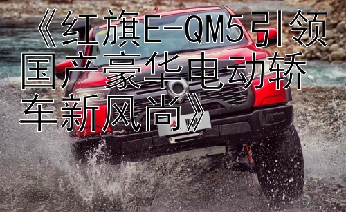 《红旗E-QM5引领国产豪华电动轿车新风尚》