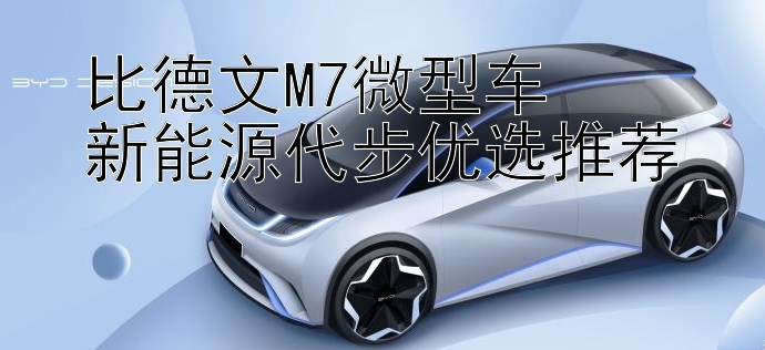 比德文M7微型车  
新能源代步优选推荐