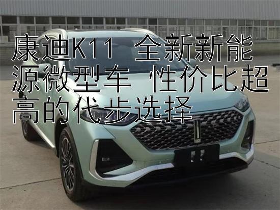 康迪K11 全新新能源微型车 性价比超高的代步选择