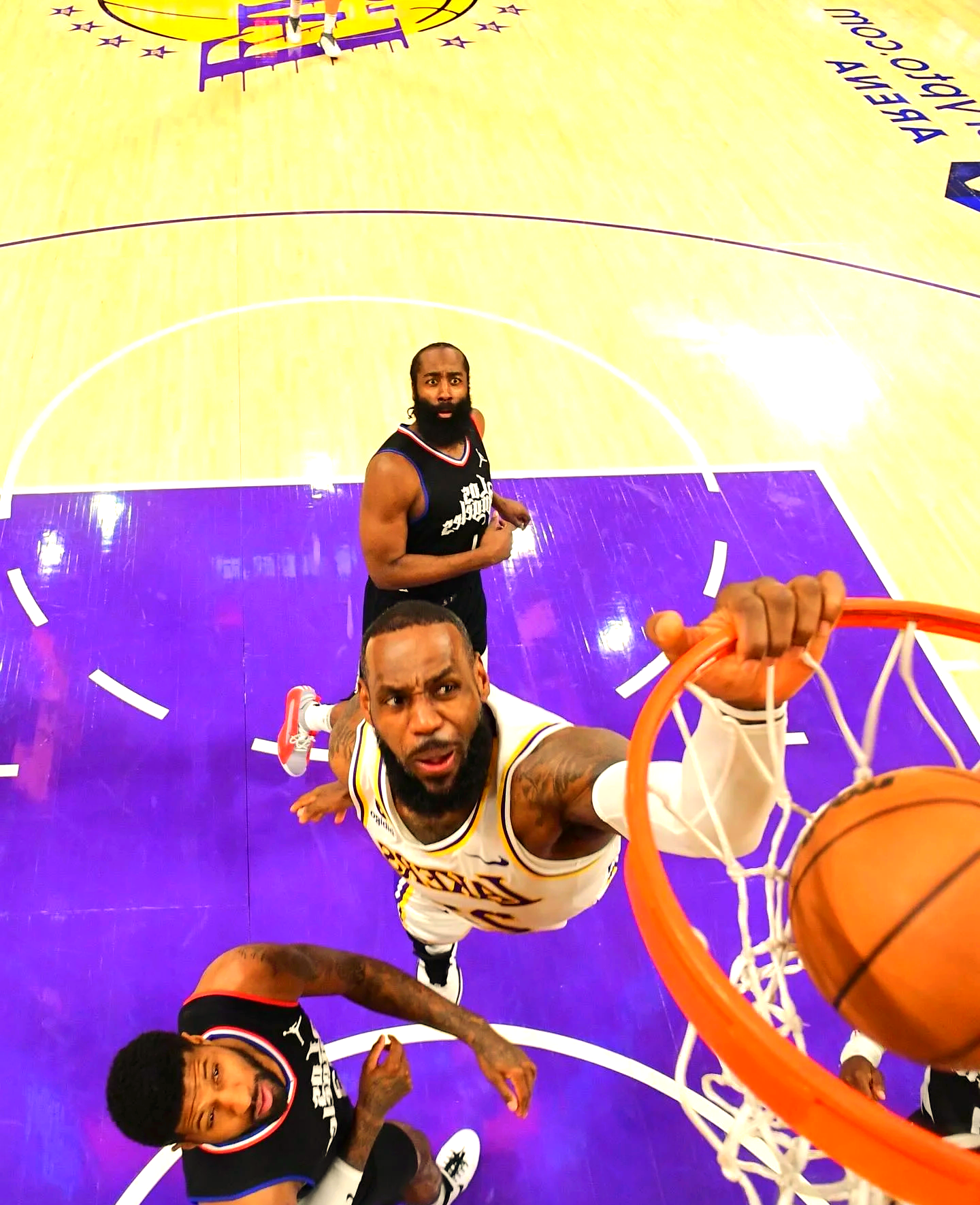 NBA:湖人VS快船 NBA:湖人VS快船