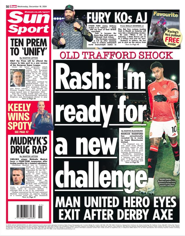 关于阿莫林对拉什福德态度决绝于曼联是利是弊的信息