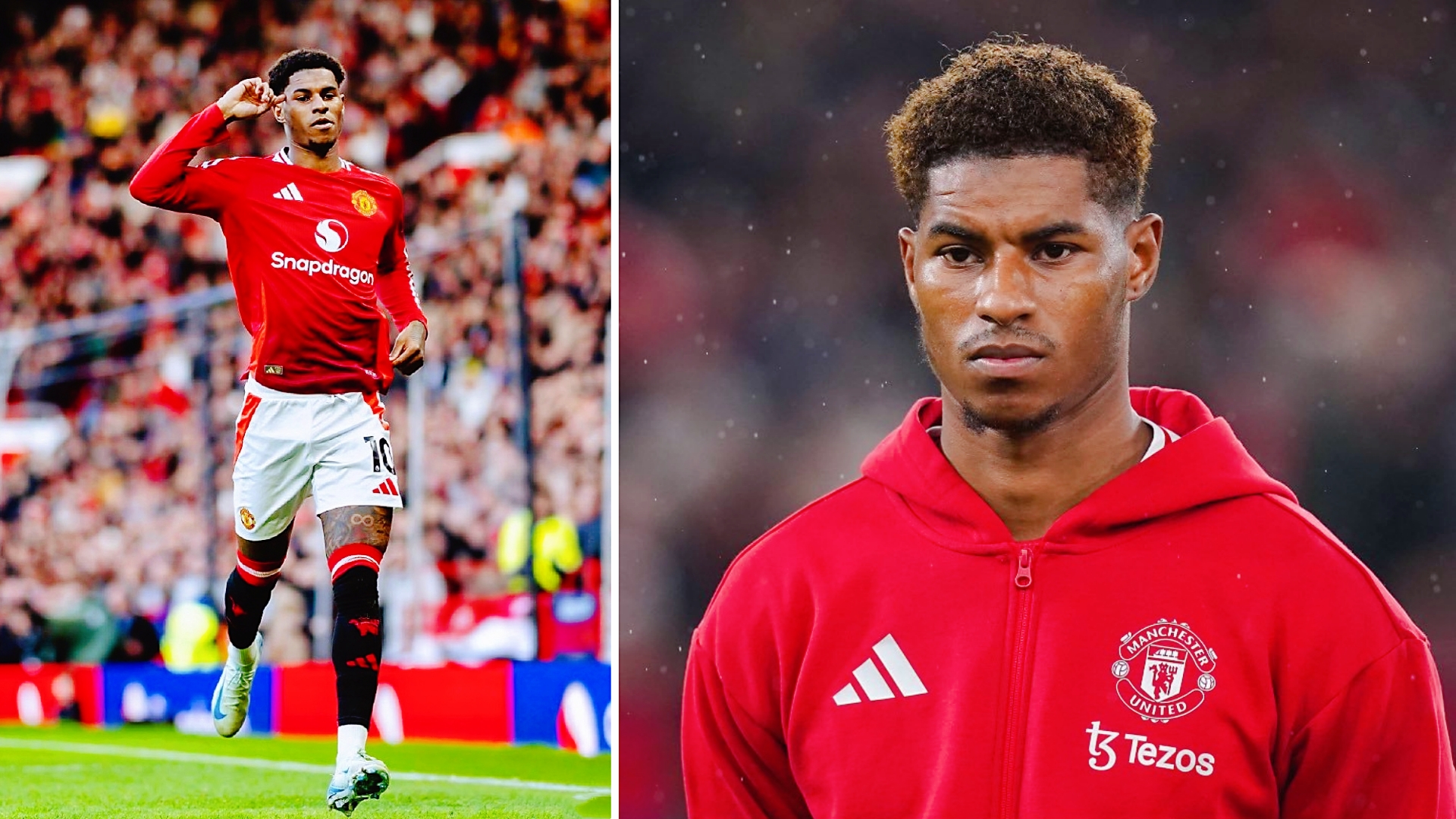 关于拉什福德称曼联从未开始重建曼联衰败让他感到痛苦的信息