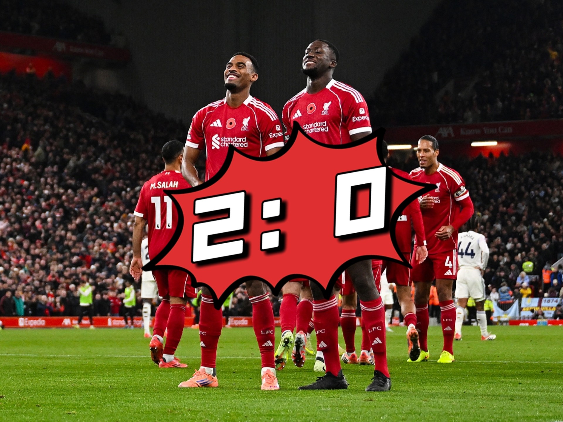 英超利物浦1-1水晶宫萨拉赫破门赫拉芬贝赫染红的简单介绍  第2张